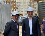 О ходе строительства нового общежития и спортивного комплекса для студентов КБТУ