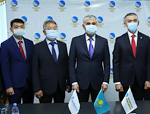 «ҚазТрансГаз Өнімдері» ЖШС және «ҚТЖ» ҰК» АҚ тепловоздарда сұйытылған газды қолдану туралы келісімге қол қойды </br>ТОО «КазТрансГаз Өнімдері» и АО «НК «ҚТЖ» подписали соглашение о применении сжиженного газа на тепловозах «ҚазТрансГаз Өнімдері» ЖШС және «ҚТЖ» ҰК» АҚ тепловоздарда сұйытылған газды қолдану туралы келісімге қол қойды </br>ТОО «КазТрансГаз Өнімдері» и АО «НК «ҚТЖ» подписали соглашение о применении сжиженного газа на тепловозах