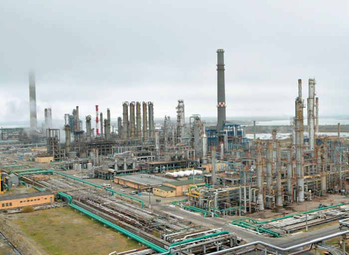 Petromidia Refinery in Constanta. General view of the Petromidia Refinery