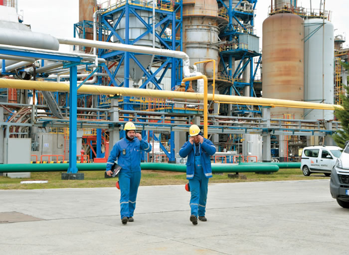At the Petromidia Refinery