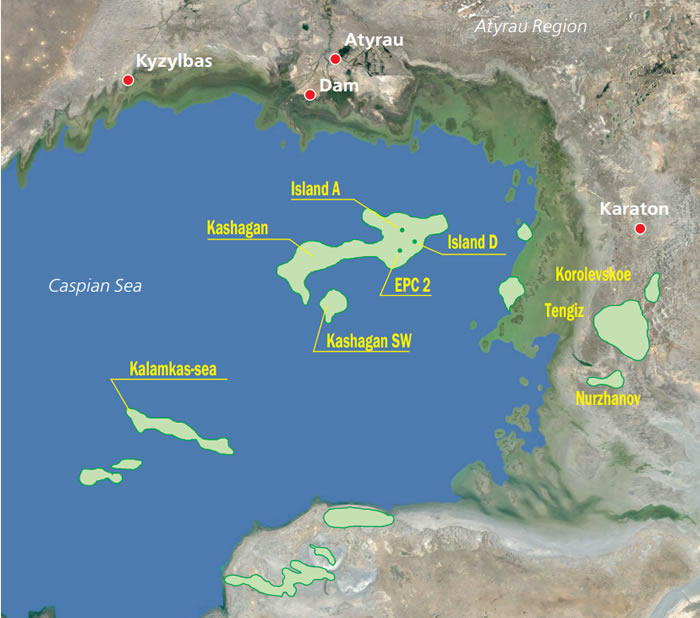 Острова в каспийском море на карте. Кашаган на карте. Кашаган месторождение на карте. Острова Каспийского моря на карте.