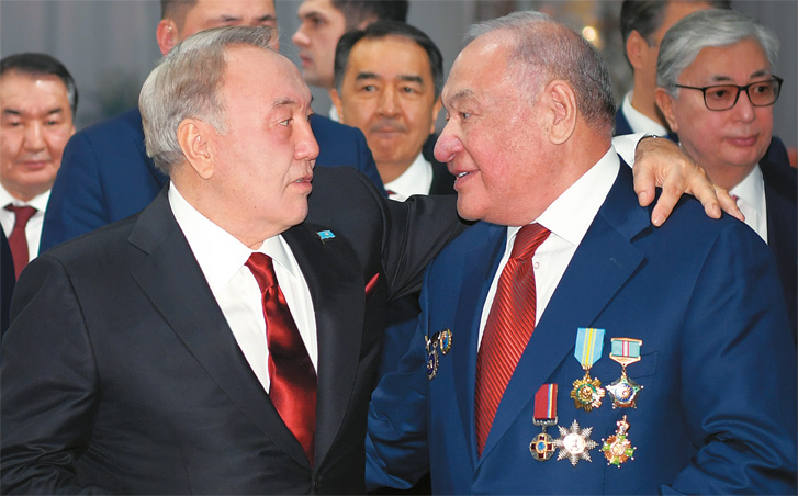 At a reception in honor of the Independence Day of the Republic of Kazakhstan. Astana, December 14, 2018