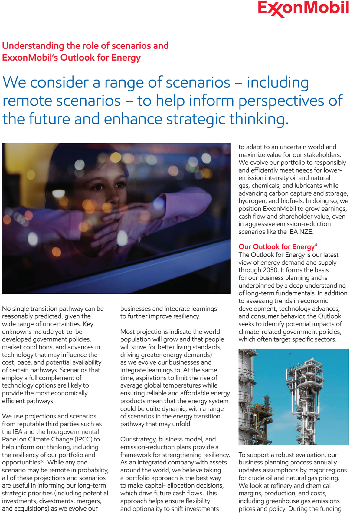 We Consider s Range of Scenarios - Including Remote Scenarios - to Help Inform Perspectives of the Future and Enhance Strategic Thinking