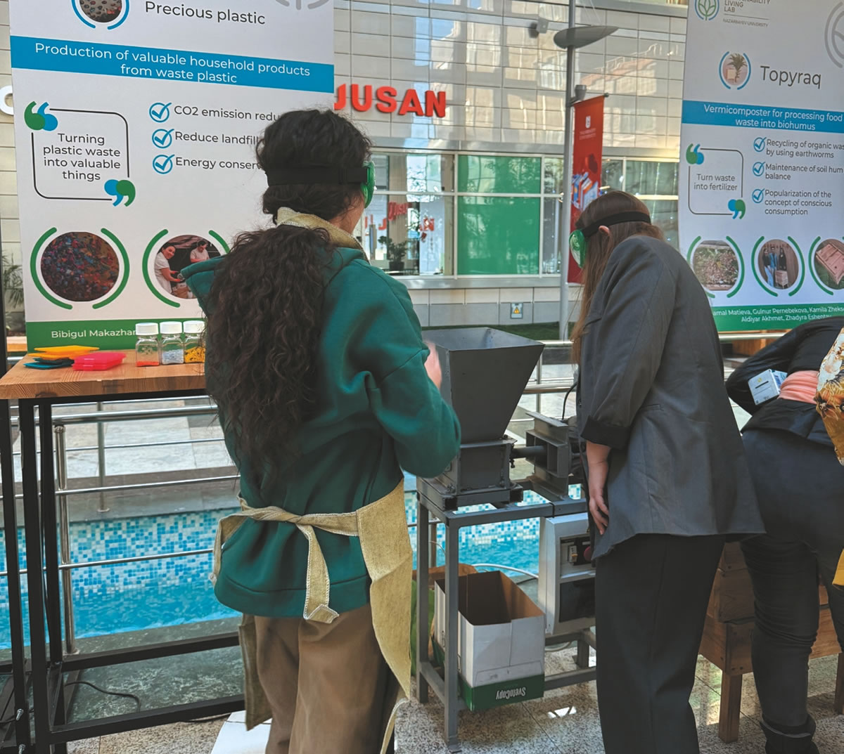 Plastic Recycling, Glass Processing, and Hydroponic Installations: Eco-Projects by Students Transforming the World