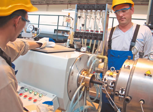 Production of PERT pipes