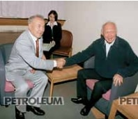 Nursultan Nazarbayev and Lee Kuan Yew