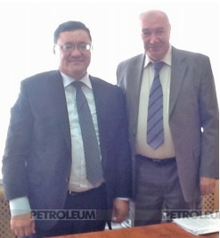 Meeting A.K. Klimov, Director of
FGUNPP Rosgeolfond.