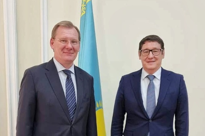 Министр энергетики Казахстана и глава КТК провели рабочую встречу